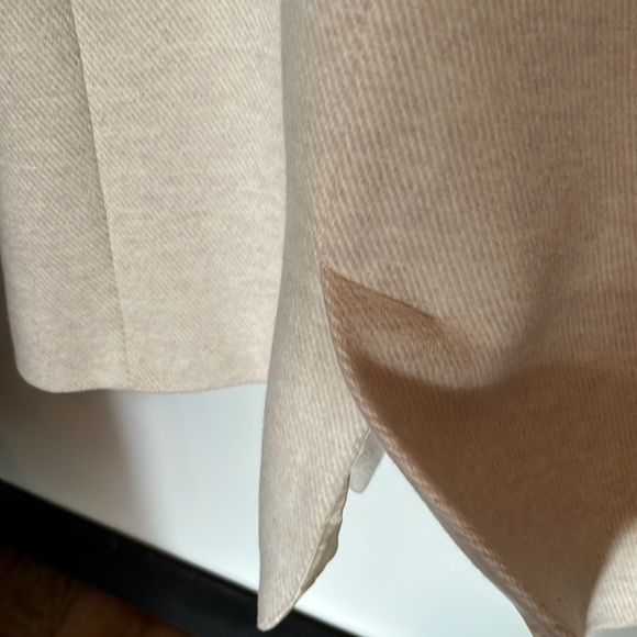 Zara. White double breasted coat xs oversized look - Picture 7 of 7